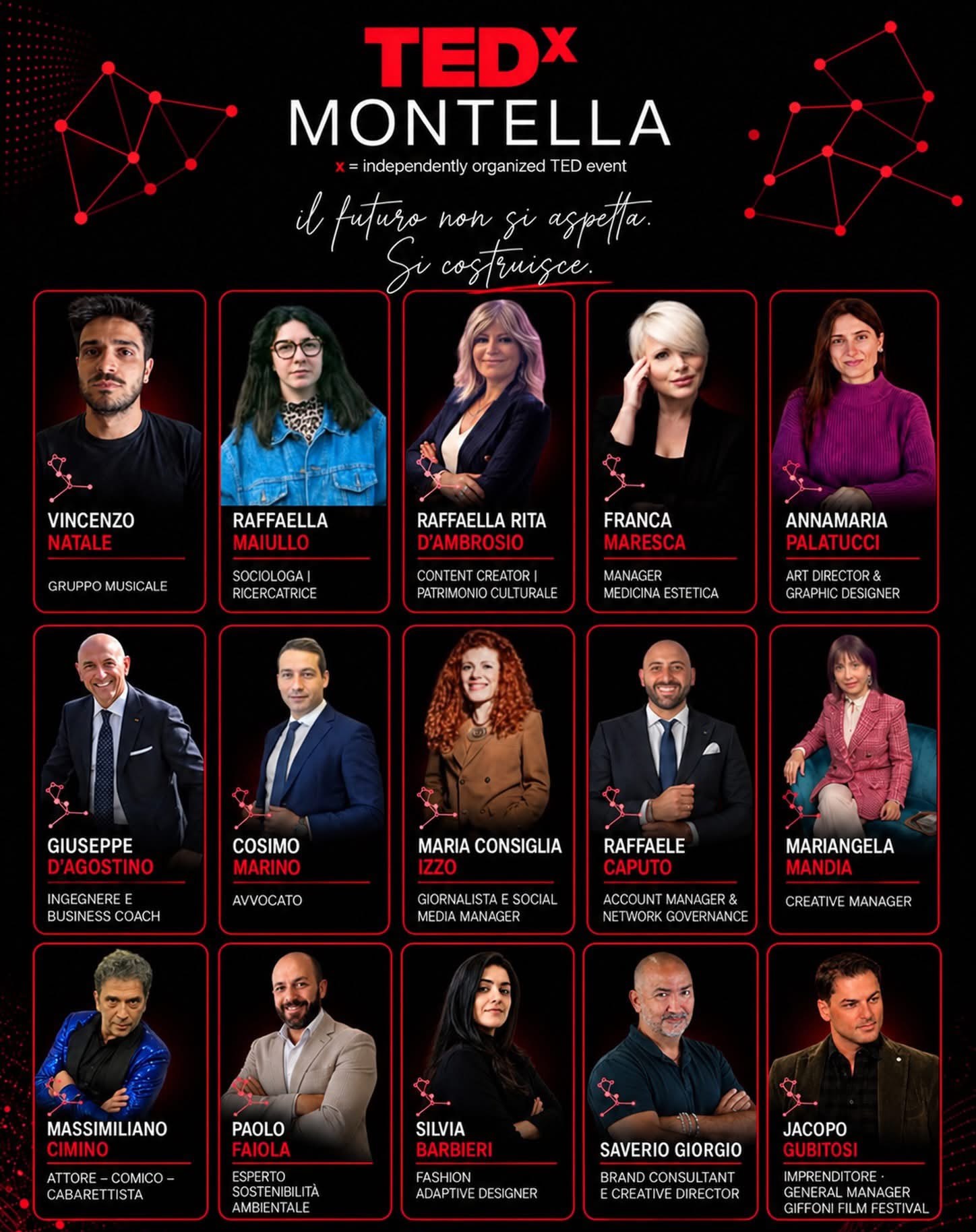 Gli speaker di TEDxMontella 2026